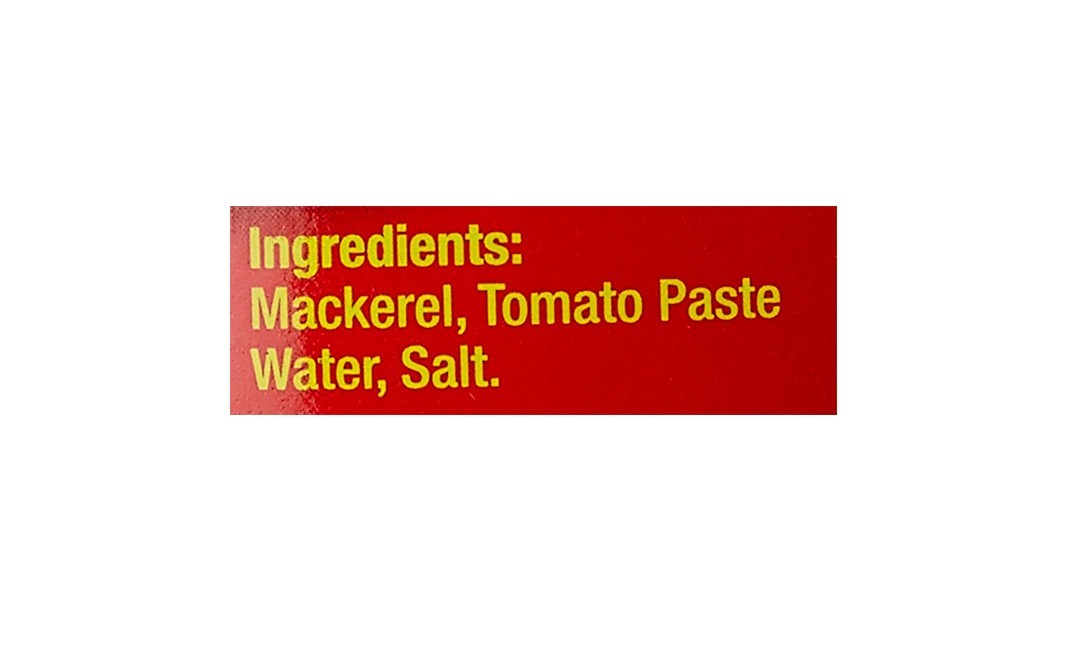 Golden Prize Mackerel in Tomato Sauce    Tin  200 grams